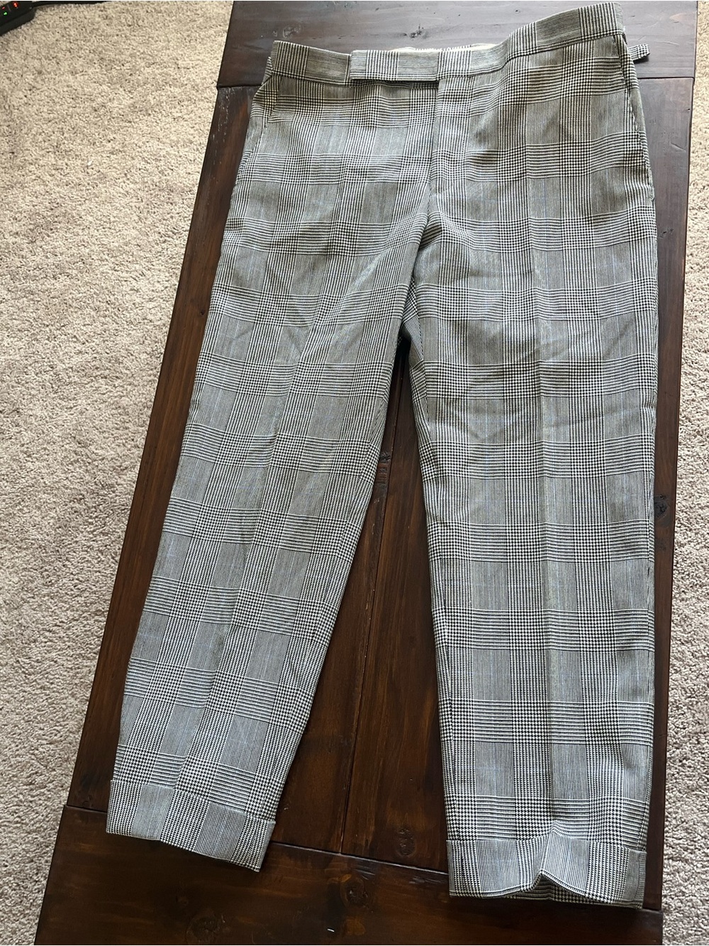 Ralph Lauren Women’s Gray Glen Plaid Dress Pants